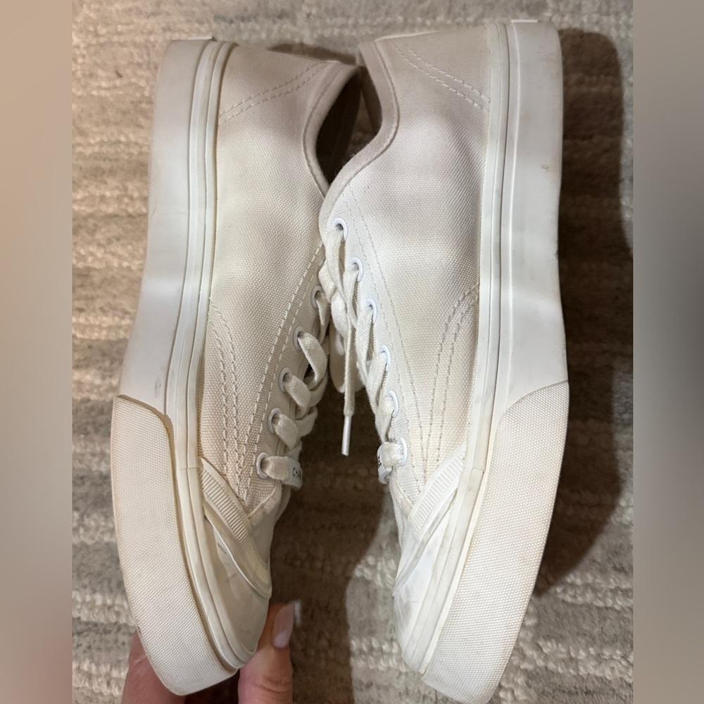 Authentic CHANEL Weekender Trainers Canvas Sneakers Size 40 Box Dust Bags - Picture 7 of 13